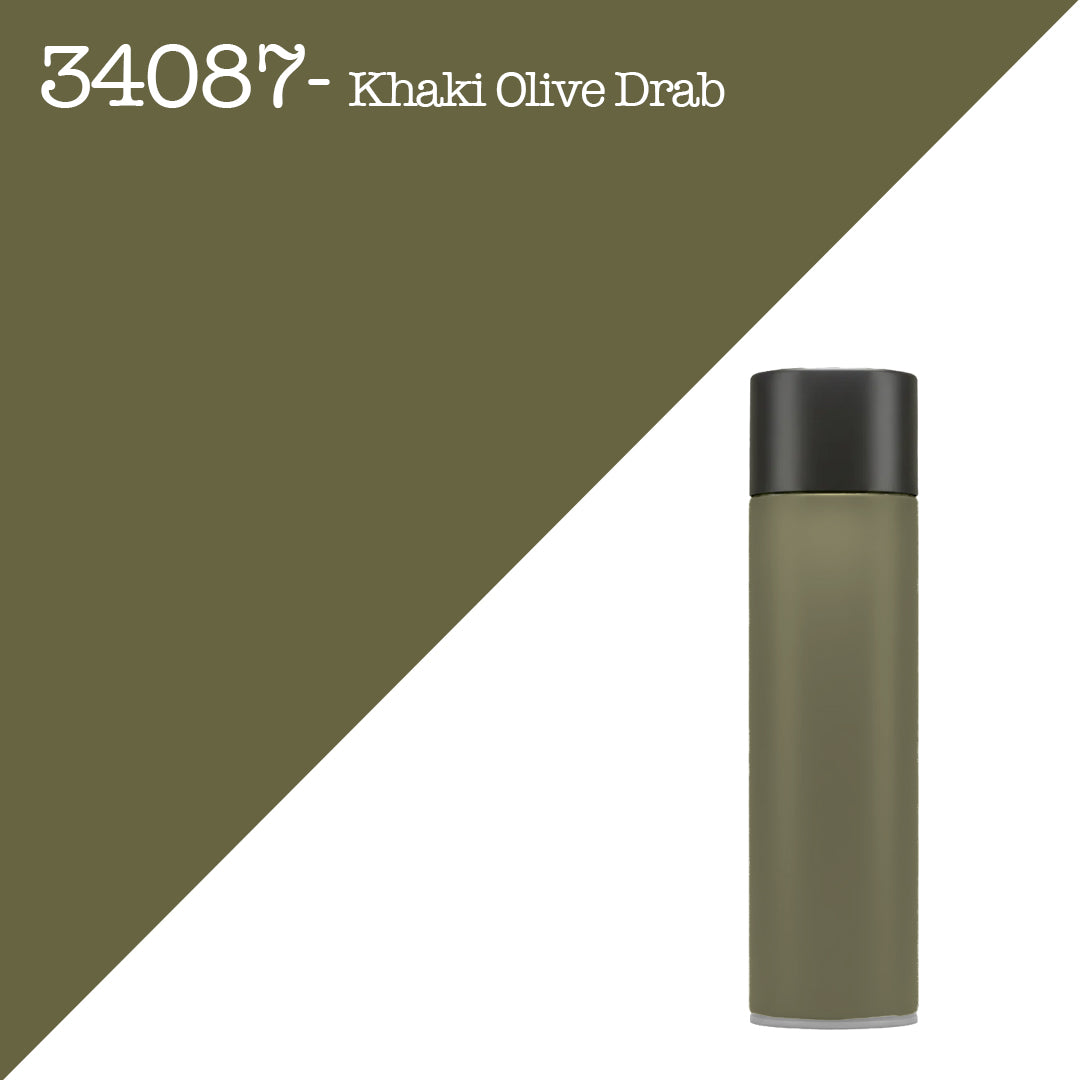 34087 Lusterless Khaki Olive Drab Green - RAPCO Rattle Can Spray Paint